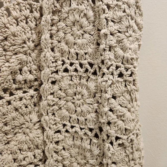 Grey Crochet Rebellion Vest - Picture 7 of 8